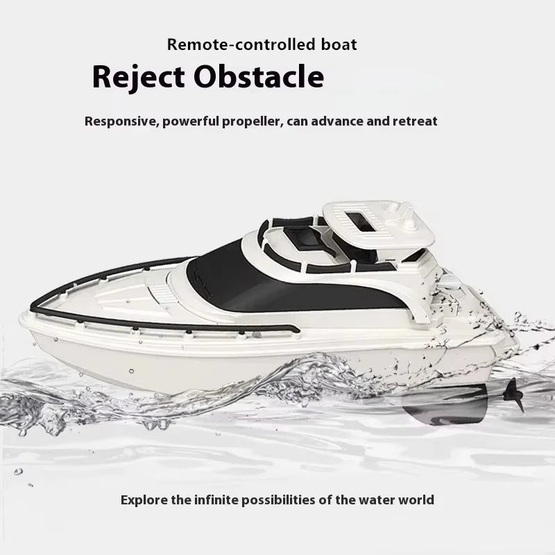 Remote Control Boats Can Be Launched To Simulate High-Speed Speedboats Electric Steamboats Children Boys Water Park Toys Outdoor